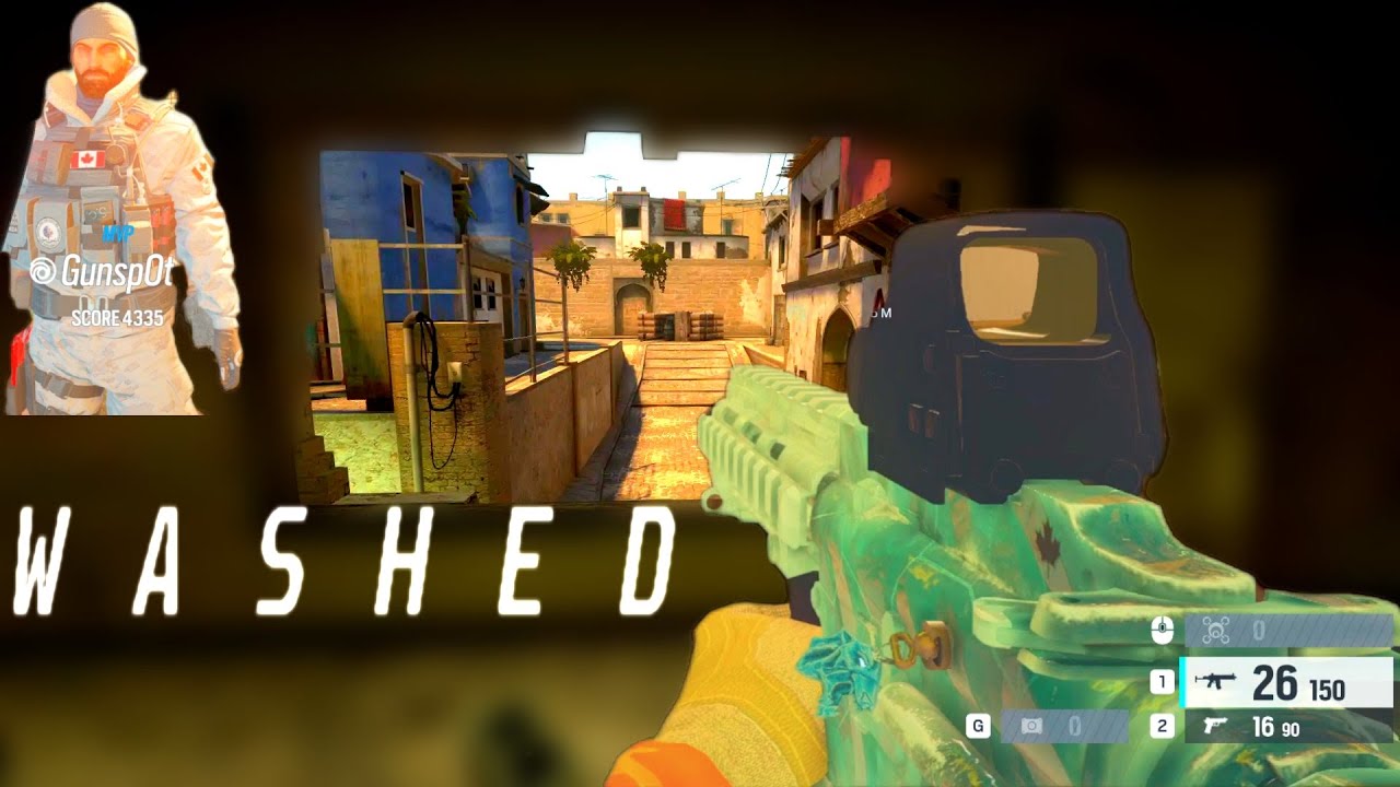 WASHED UP CS:GO VETERAN PLAYS SIEGE - YouTube
