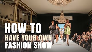 How To Have Your Own Fashion Show Behind The Scenes Advice From Designer Jimmylee