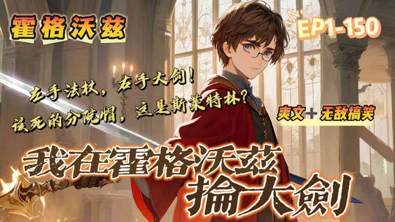 🔥 《我在霍格沃茨掄大劍》 💥 第1-150話：當黑魔王到來之際，他說出了那句話，“武器，我需要很多武器。”左手法杖右手大劍，所有人都會為他喊上一句：“見鬼的分院帽，這是斯萊特林？