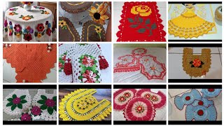 Nuevas ideas de patrones de crochet a mano muy atractivas y hermosas para decoración del hogar.