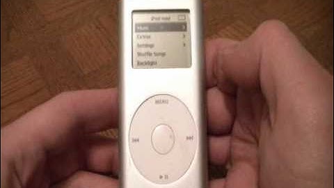 How To Get An ipod Mini Into Disk Mode