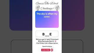 Guess The Word Before Time Ends ⏳ #TimeChallenge #Quiz screenshot 4