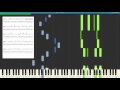 Крылатые Качели ( переложение для пианино, synthesia )