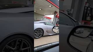 Rare Lexus LFA start up in Dallas