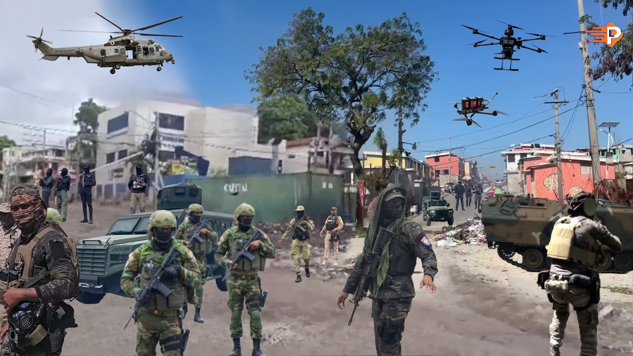 TaskFòs frape Izo a 7 drone, kadav yo anpil yon bò Izo enfim. Lapolis sèkle Plip Plip baz 400 Mawozo