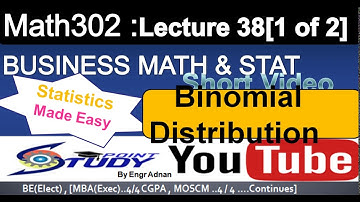 MTH302 Short Video| Lecture 38|Part 1 of 2 |VU Short Lecture |MTH 302 Short Videos