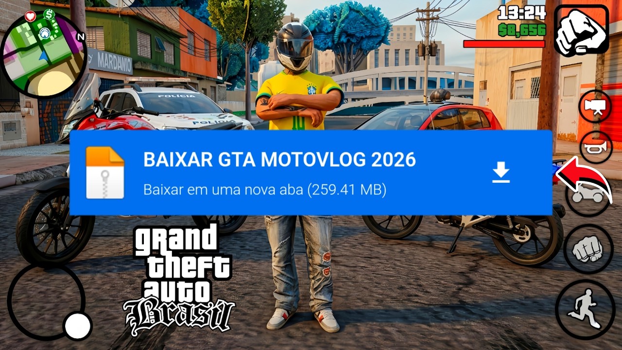 🏍️ BAIXE AGORA O GTA MOTOVLOG MOBILE ATUALIZADO 2026