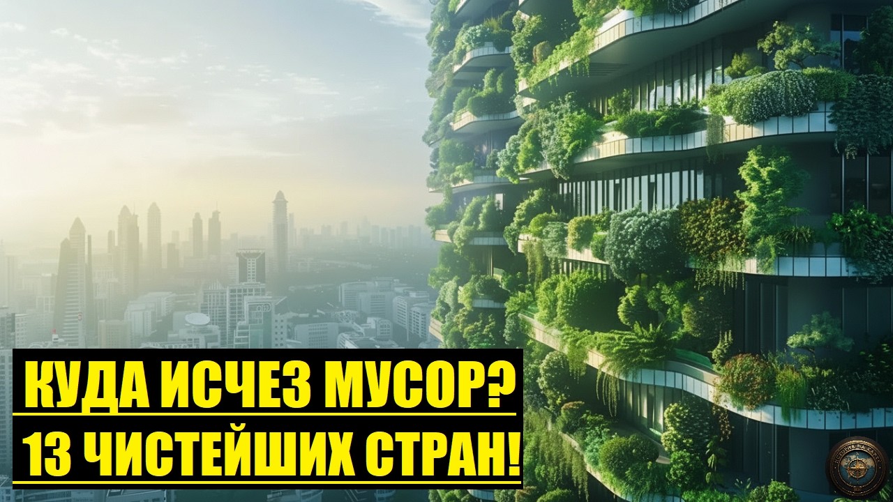 КУДА ИСЧЕЗ ВЕСЬ МУСОР? ТОП 13 Чистейших Стран!