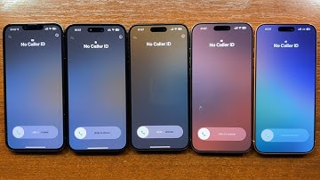 iPhone 13 Pro Max, 14 Pro Max, 15 Pro Max, 16 Pro Max, 17 Pro Max Geen beller-ID Inkomende oproep