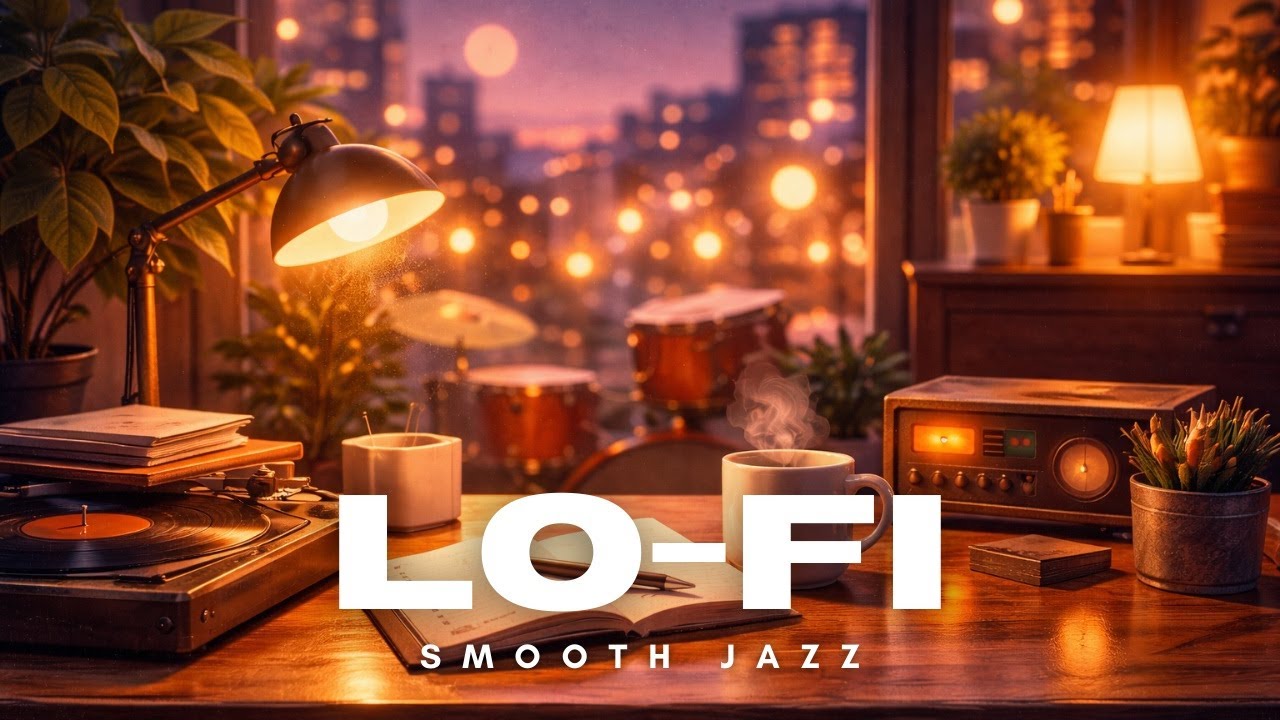 Smooth Jazz Lo-Fi ☕ Swing Beats for Work & Study