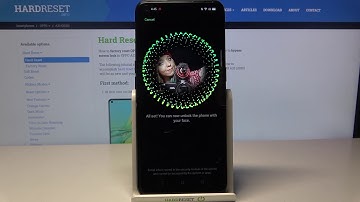 How to Set Up Face Unlock in OPPO A33 2020 - Add & USe Face ID