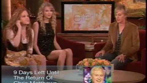 Taylor Swift on Ellen (Part 2)