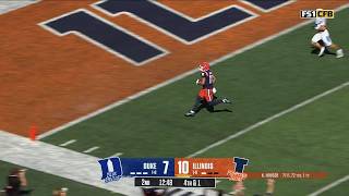 Hauser Finds Dixon on 4th & 1 for the TD vs. Duke | Big Ten Football