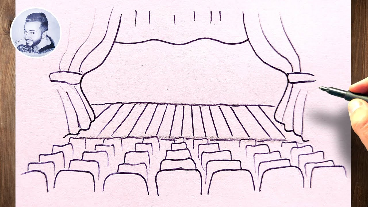 Page De Garde De Cinema A Dessiner Facile www.youtube.com