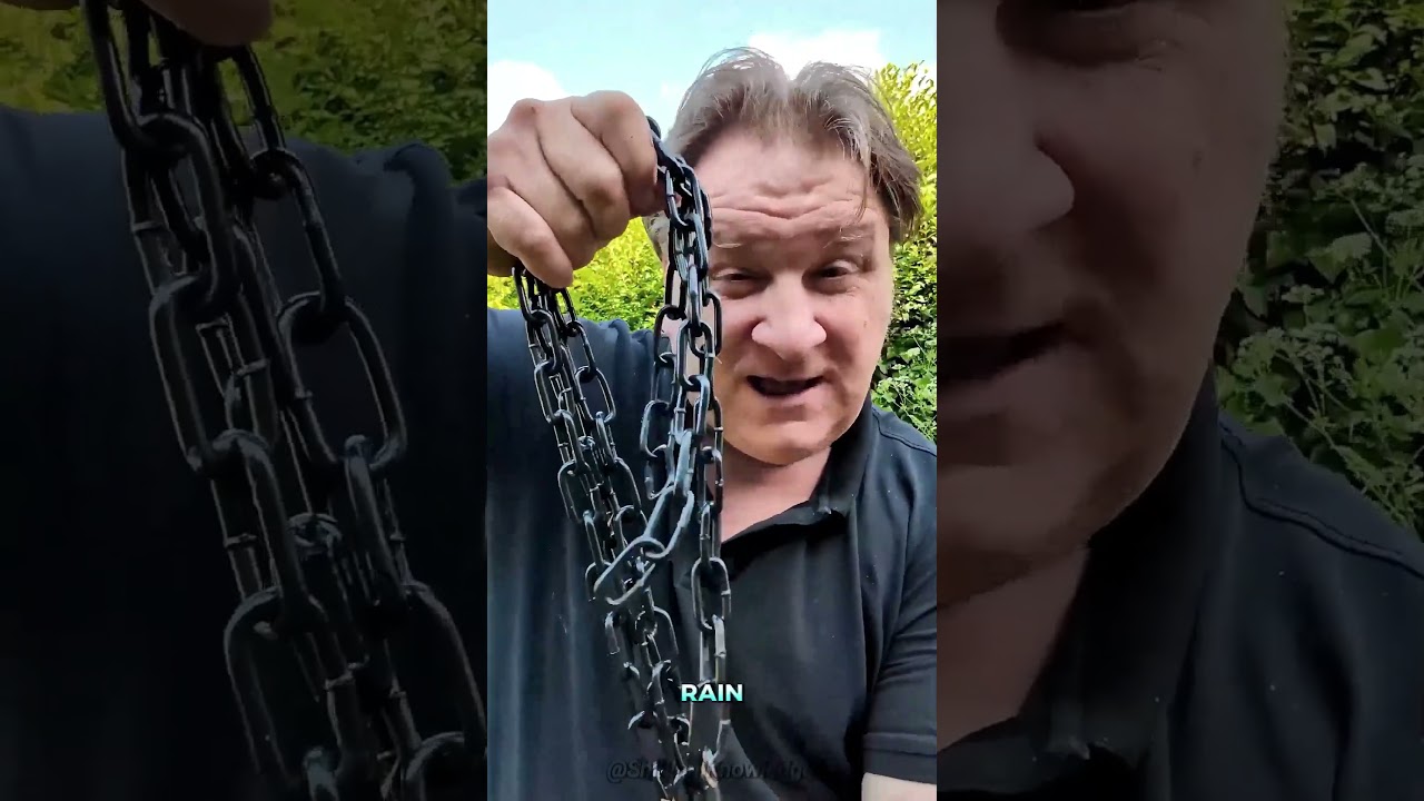 Почему в Японии используют дождевые цепи вместо труб 😳