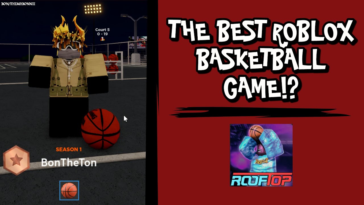The Best Roblox Basketball Game!? - Rooftop Basketball (Roblox)
