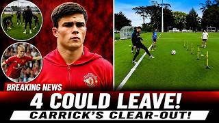Carrick Has a BIG Problem at Man United… 4 Players Facing the EXIT!