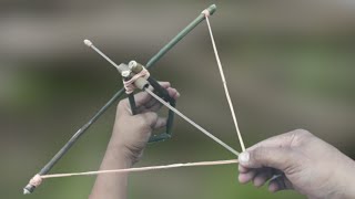 Cara Membuat Panah Mainan Super Keren Dari Ranting Bambu