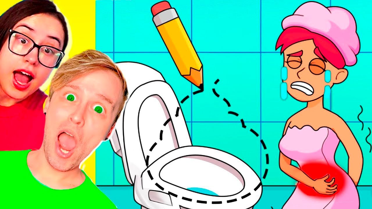 DESENHE as SITUAÇÕES MAIS ESTRANHAS para VENCER no DRAW FUNNY STORY! Draw Funny Story