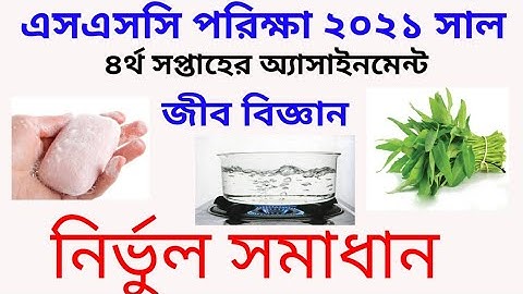 ssc exam 2021 Biology assignment solution 4th week