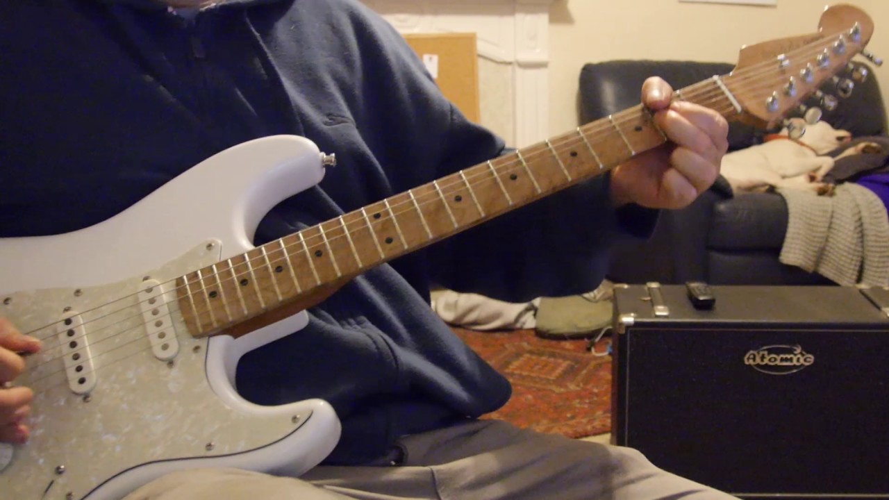 Teebird guitars strat blues fun last night late