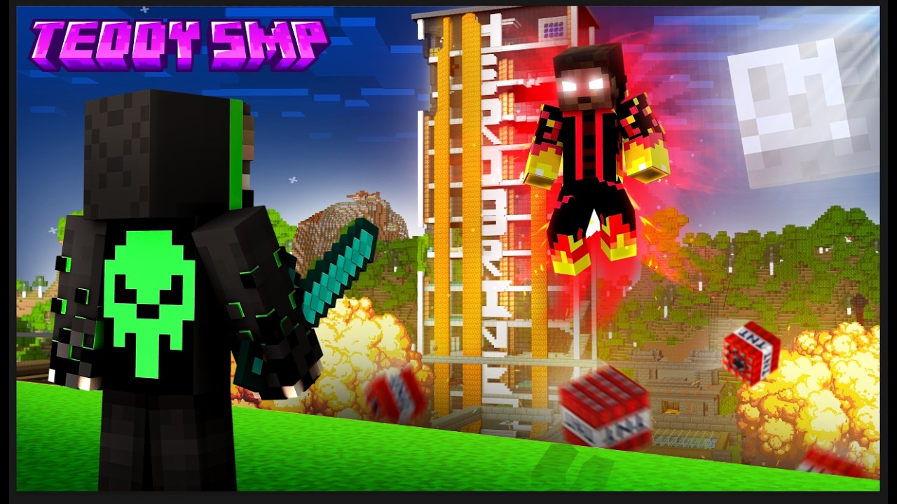 I Joined the Real Herobrine SMP… But Herobrine Killed Me - TEDDY SMP [S4EP3]