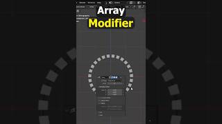Circular Array in Blender #blender #tutorial #3d #3dmodeling #blender3d