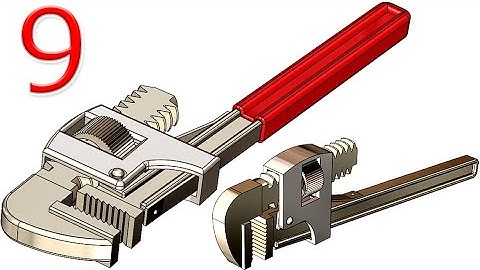 9- Project 17 |Pipe Wrench 2| SolidWorks Tutorial : assembly
