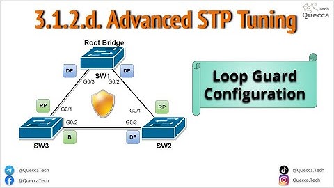 3.1.2.d. Advanced STP Tuning - Loop Guard Configuration Example