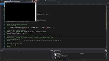 Python GUI: 6  Focus Into A Widget