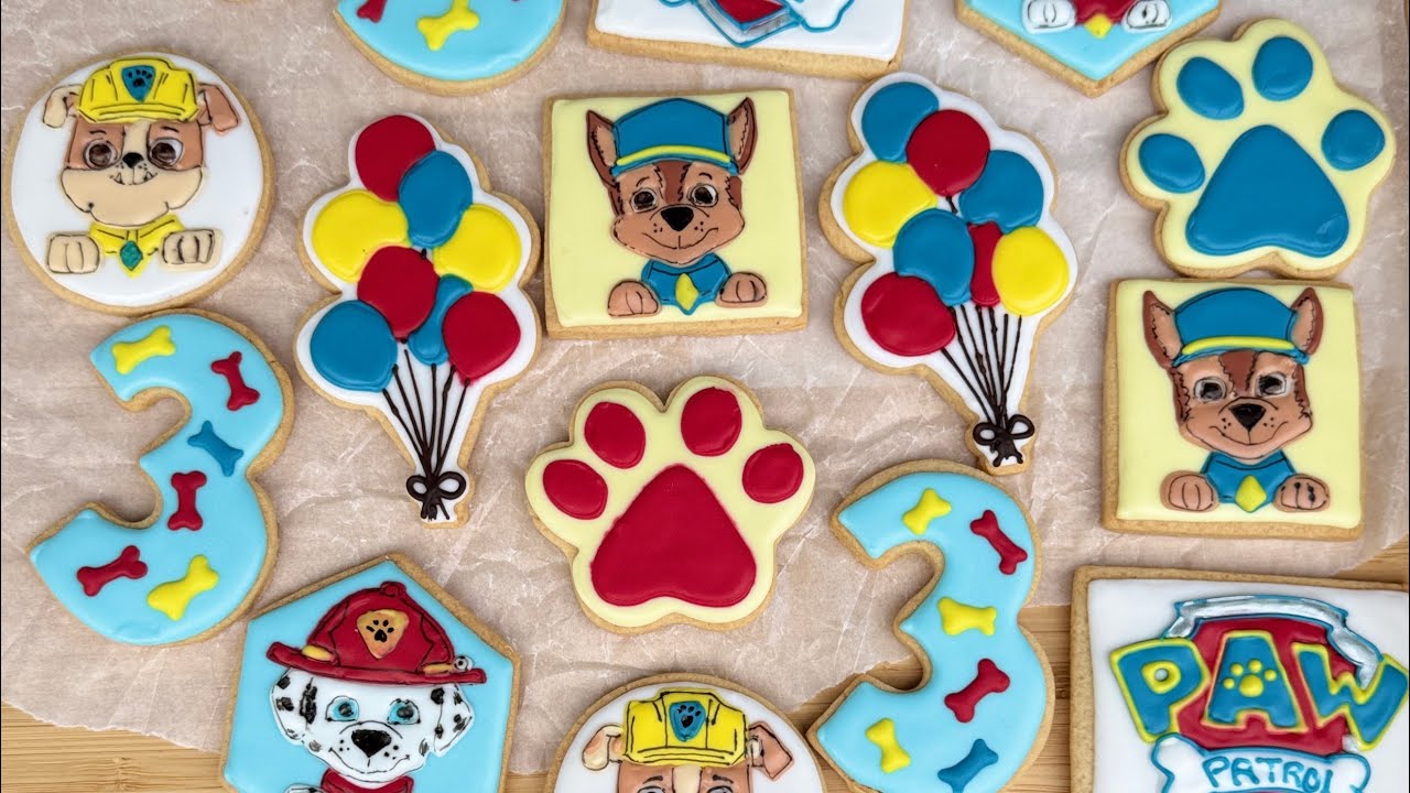 Decorating PAW Patrol Royal Icing Cookies 🐾 | LIVE Cookie Decorating