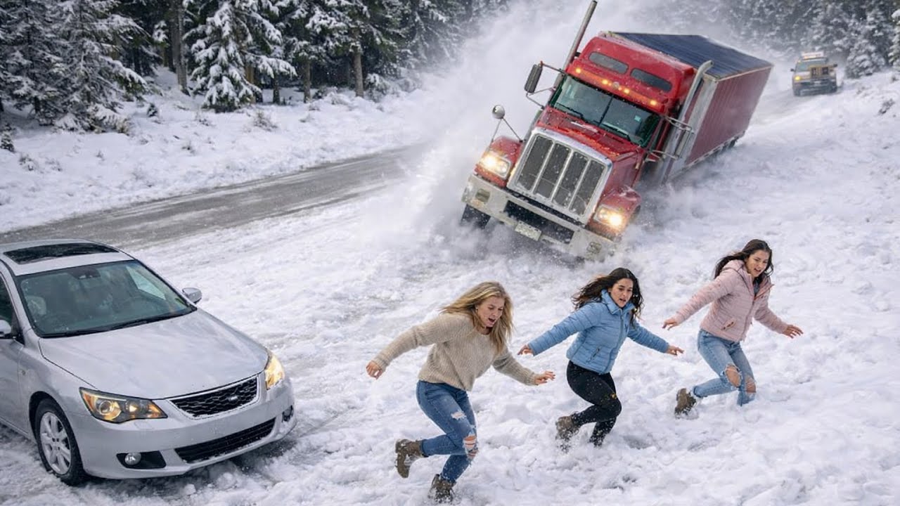 Winter Driving Fail Extremely Dangerous Slippery Icy Roads! Winter Car Crashes Caught on ...
