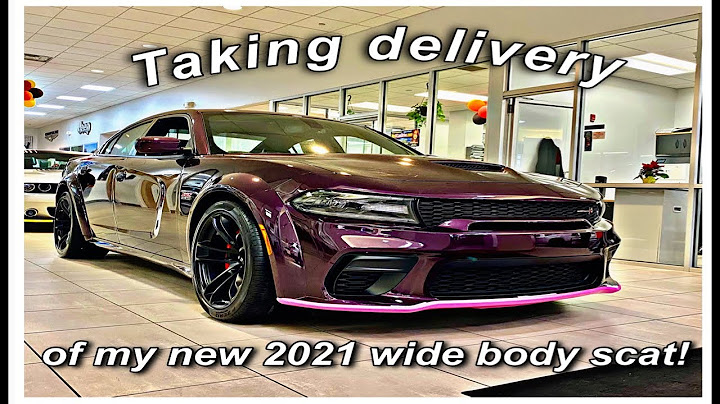 Taking Delivery of my Brand New 2021 Scatpack Widebody! #scatpack #dodgescatpack #widebody