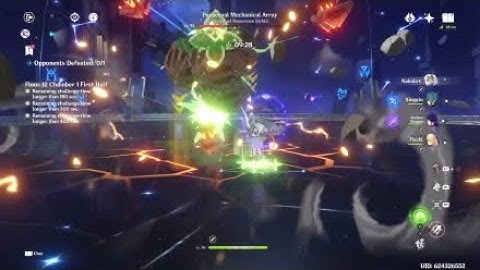 Nahida Hyperbloom vs New 3.3 Abyss 12-1-1(59s)