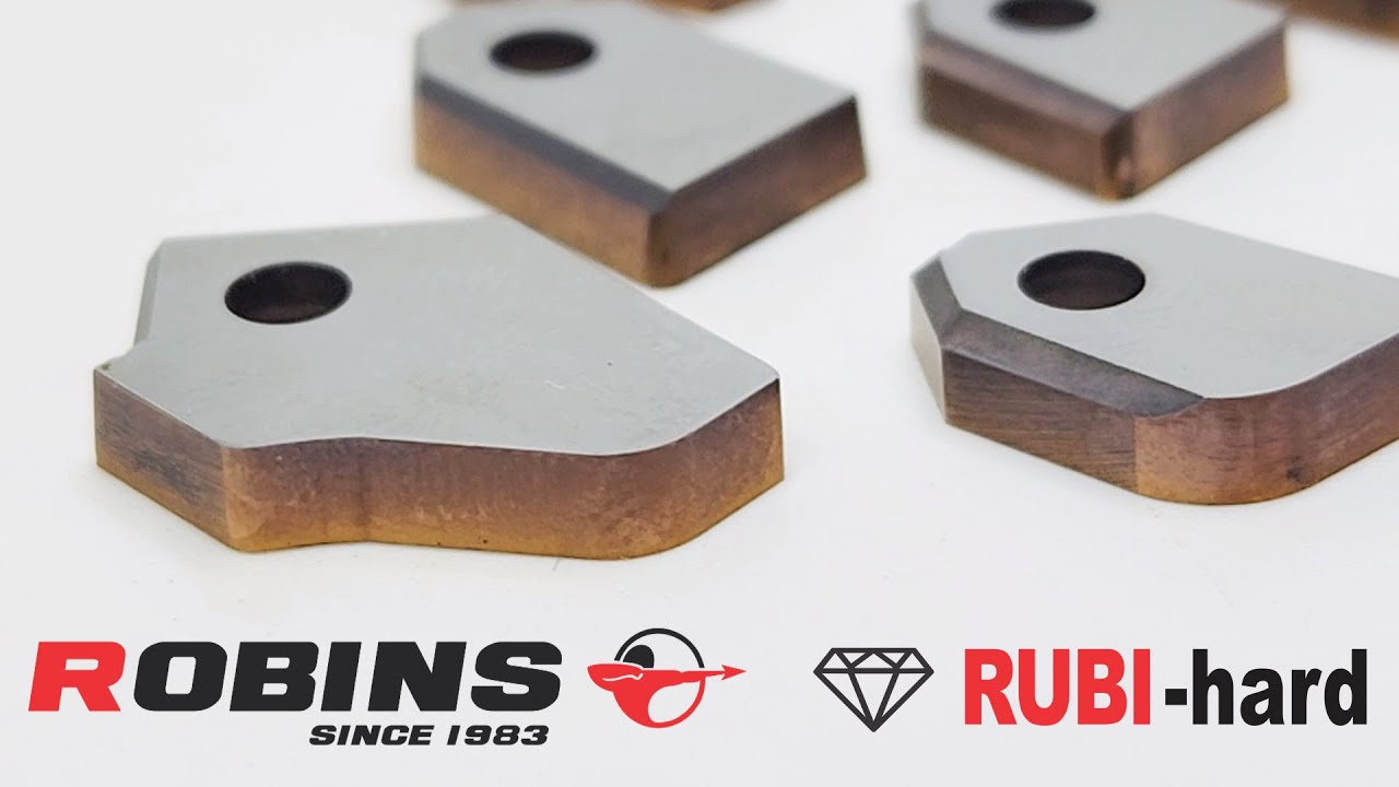 Robins Premium 3-Angle Inserts with Rubi Hard Finish - YouTube