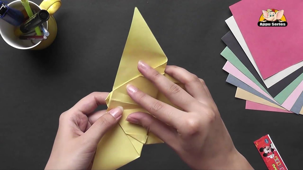 Origami in Marathi Make a Butterfly the easy way... YouTube