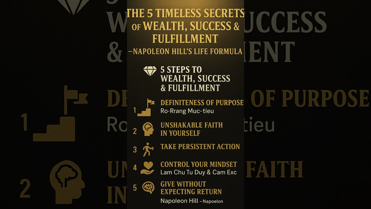 The 5 Timeless Secrets to Wealth, Success & Fulfillment