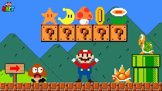 What if Mario Use All PowerUps Items in Super Mario Bros. | Game Animation