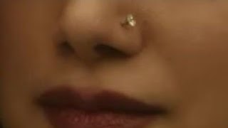 Stylish Actress Aditi Rao Hydari beautiful Nosehole Close-up