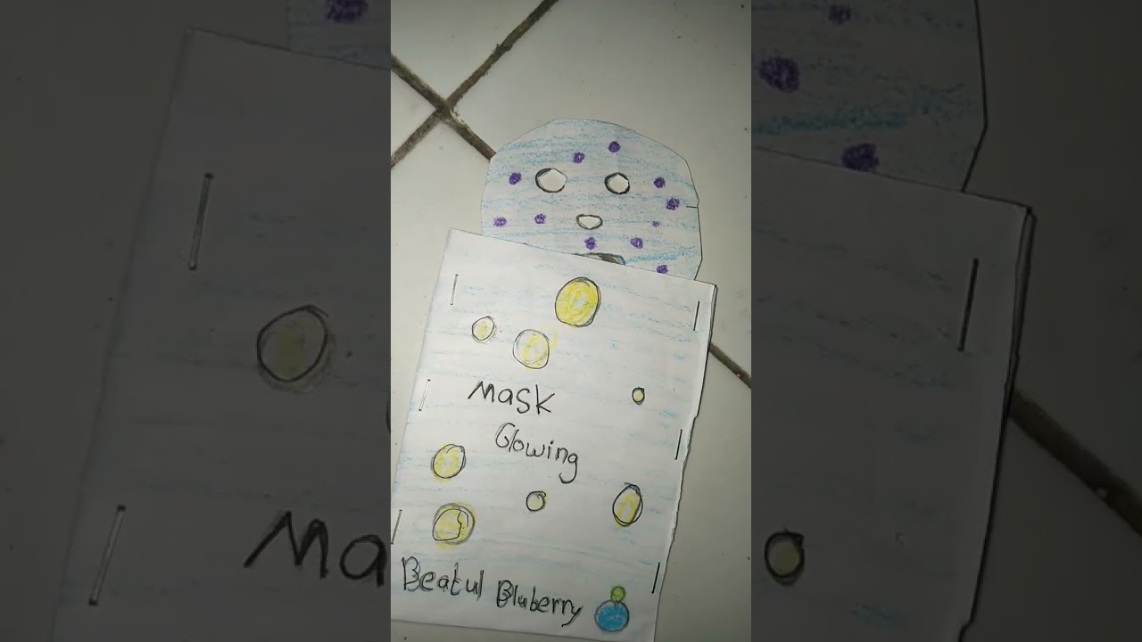 mask glowing masker bikin putih wajah tapi🤔kertas hahaaha....😂😅😔😊😱😭❤subcribe klo suka ya gaisy