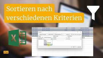 Microsoft Excel: Tabelle nach mehreren Kriterien sortieren