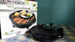 LAZADA UNBOX! SHABU SHABU PARTY! 2 in 1 BBQ Grill and Steam Pot Fry Pan - Oxygen Check it out now! Just click the link below. OXYGEN- 2 in 1 BBQ Grill & Steamboat Hot Pot Shabu Roast Fry Pan: http://ho.lazada.
