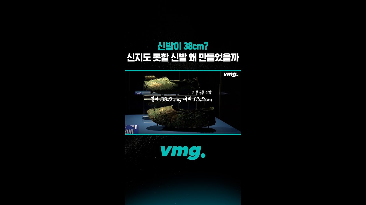 신발이 38cm? 신지도 못할 신발 왜 만들었을까 / 비디오머그 #shorts