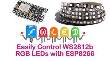 Addressable LEDs - using WS2812B and ESP2866 | esp2866 project | WS2812b project #ws2812b #wled