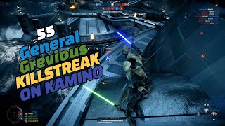 Star Wars Battlefront II: General Grevious 55 killstreak on KAMINO(Capital Supremarcy)