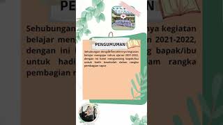 Undangan pembagian raport
