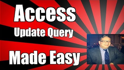 Using an  update query in Access - how to use an update query in Access 2007 2010 2013 2016