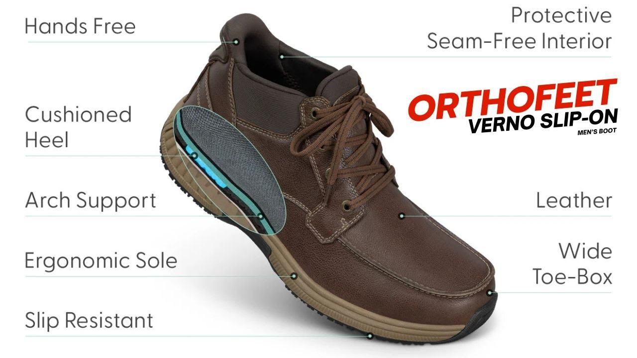 Ultimate Comfort: Discover Orthofeet's Verno Men's Boots