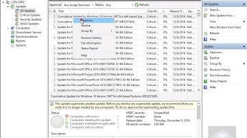 20740 Demo35 Approving Updates in WSUS