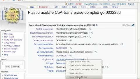 Demo of RDFIO RDF Import and SPARQL "Update" interface to Semantic MediaWiki